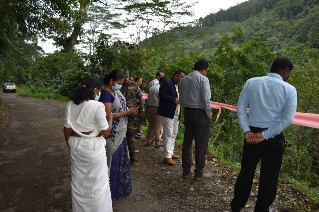 Field visit to affected areas in Ambagamuwa Korale Divisional secretariat Division